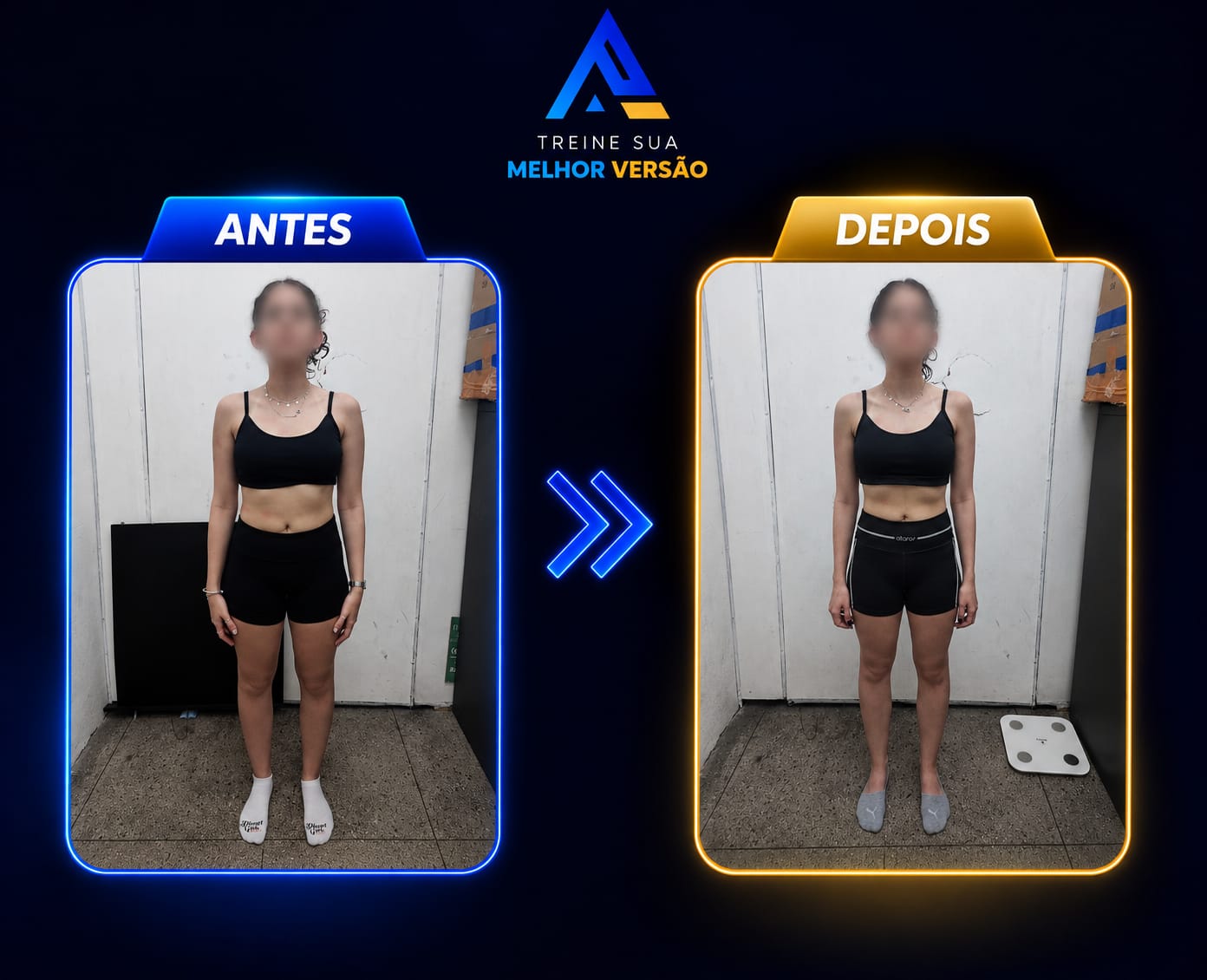 Evolução real de aluna acompanhada na consultoria